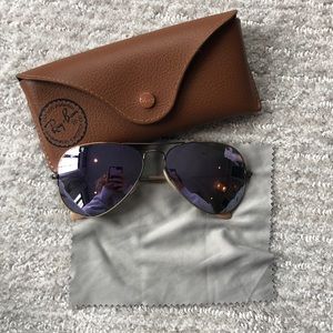 Ray-Ban Purple Lens Aviators